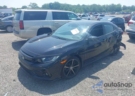 2021 Honda Civic Sport from USA, damaged, VIN SHHFK7H44MU423528